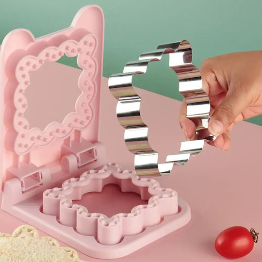 Sandwich Cutters 3 Σχέδια Κόκκινο Τετράγωνο