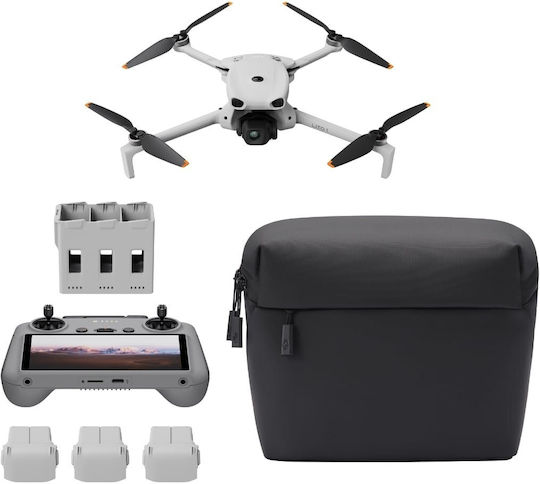 DJI Lito X1 (Fly Smart Combo Plus) Drone Mini 2.4 GHz / 5.2 GHz / 5.8 GHz with 4K 60fps Camera Compatible with FPV Goggles