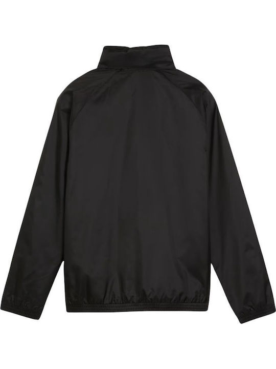 Athleisure Kids Cardigan with Hood Black Team Goal