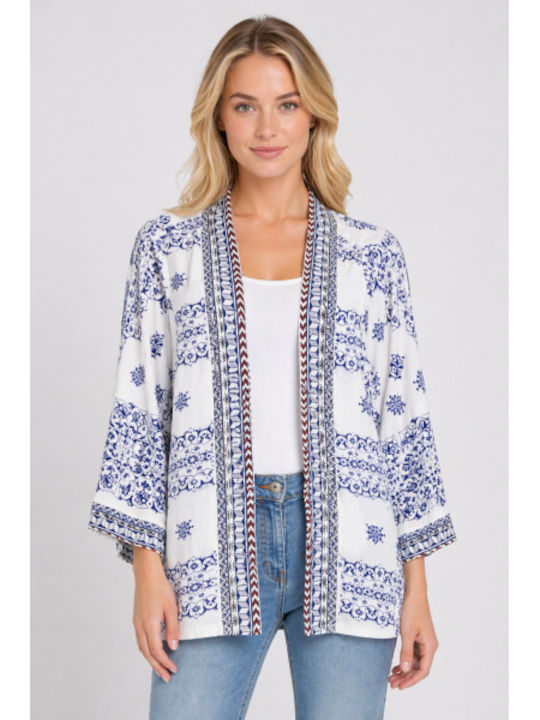 Women's Cardigan Blue SL-1654LV-26CA-Blue