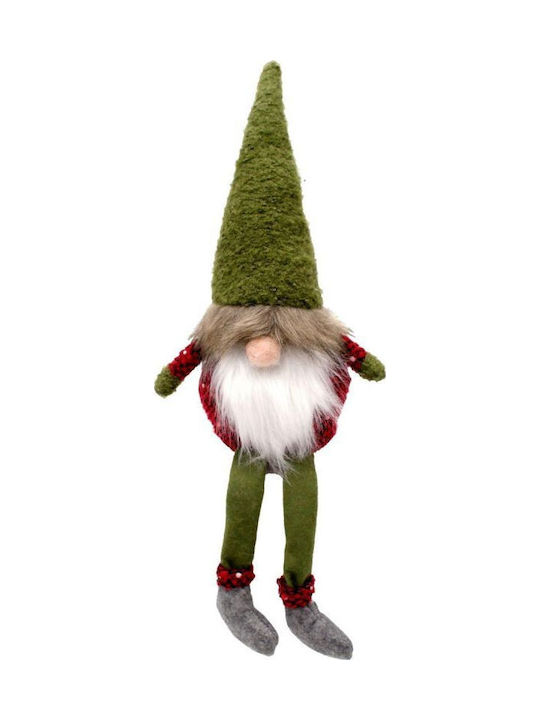 Decorative Green Plastic Christmas Santa 60cm