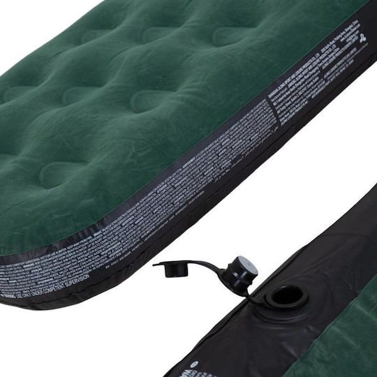 Jilong Inflatable Camping Air Mattress Single 191x73x22cm Green