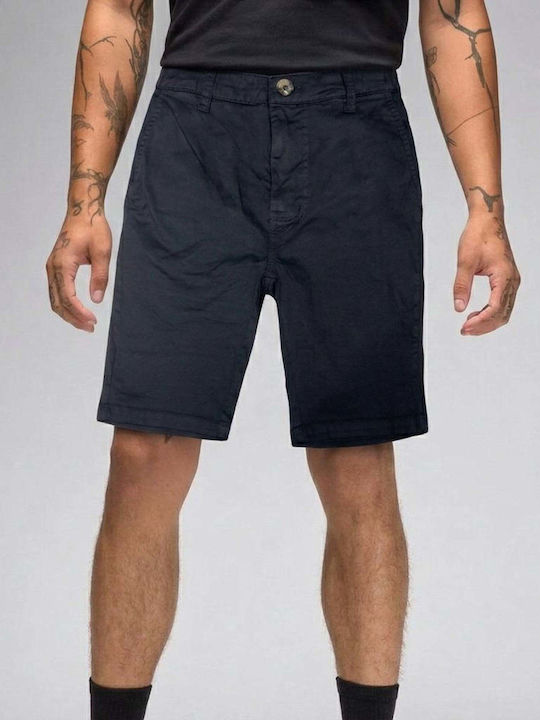 Herren Shorts Chino Schwarz