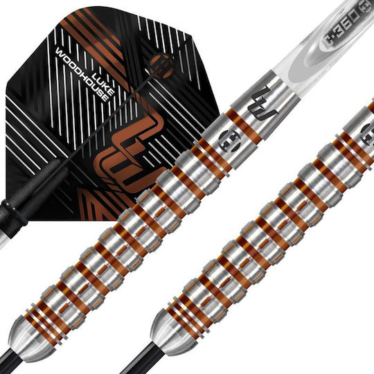 Harrows Woody Luke Woodhouse 2 90% Steeltip Дартс Кафяв Черен