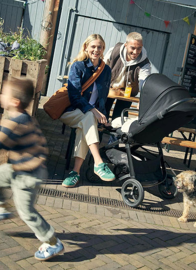 Mamas & Papas Vardo Reversible Baby Stroller Suitable for Newborn Noir