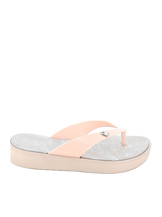 Damen Zehentrenner in Beige Farbe