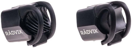 Radvik 92800595463 Επαναφορτιζόμενο Σετ Φώτα Ποδηλάτου