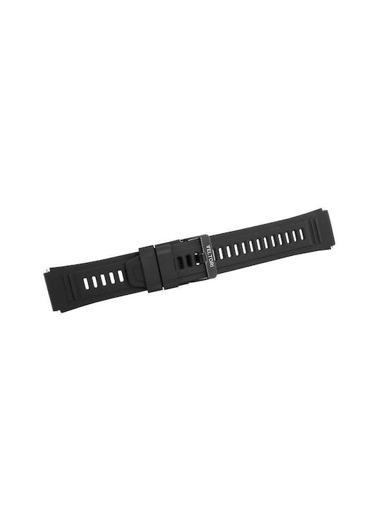 Veltori Silicone Strap Black (Vt120)