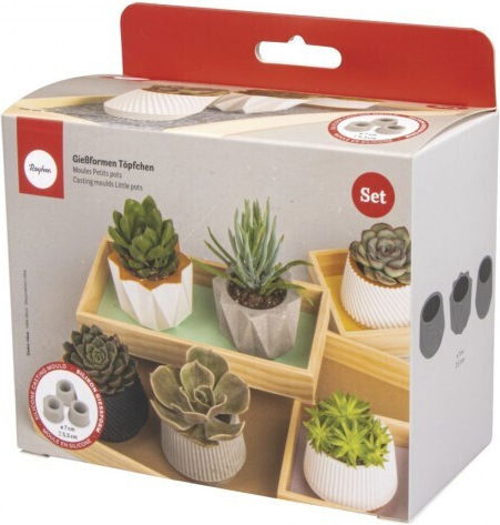 Formen Silikon Set 3-teilig Kaspo 7x5,5cm