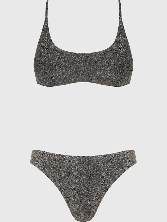 Bikini Slip Ασημί