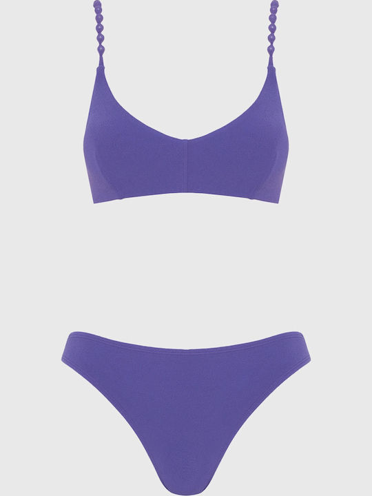 Bikinihosen Slip Lila FBL013-121-16B-Ultra-Violett