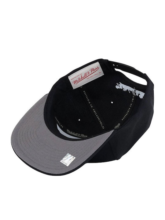 Mitchell & Ness Nba Team Logo Brooklyn Nets Snapback Cap Black