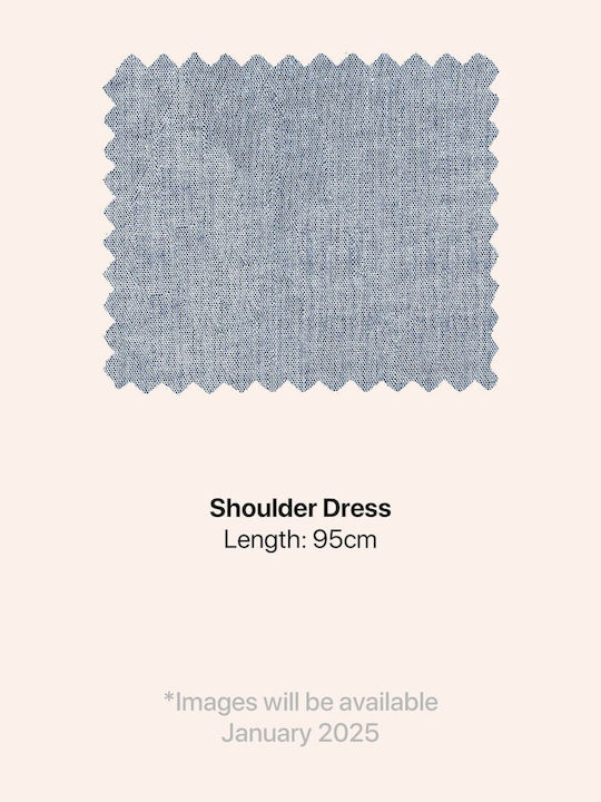 Sommer Mini Damenkleid Blue Infinity