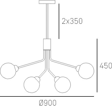 COSMOLight Adjustable White Ceiling Light