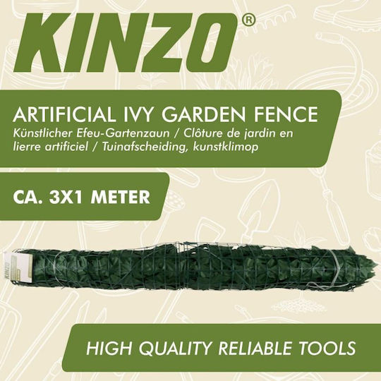 Grüne Wand 3x1m Kinzo Grün