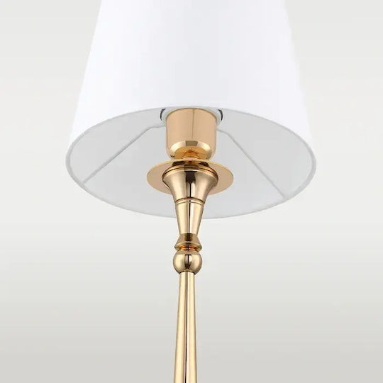 COSMOLight Table Lamp with White Shade and Bronze Base