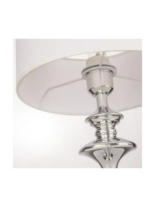 COSMOLight Table Lamp with Silver Shade and Base