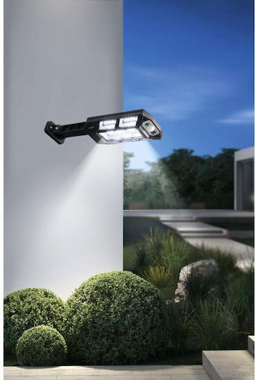 Ηλιακος Φανος Δρομου 43led + Τηλεχειριστηριο Αισθητηρας Κινησης Σουρουπου