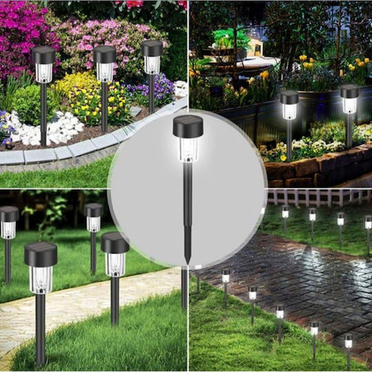 Ηλιακο Φωτιστικο Πλαστικο 4,7x30,5cm Led Σετ 4τμχ