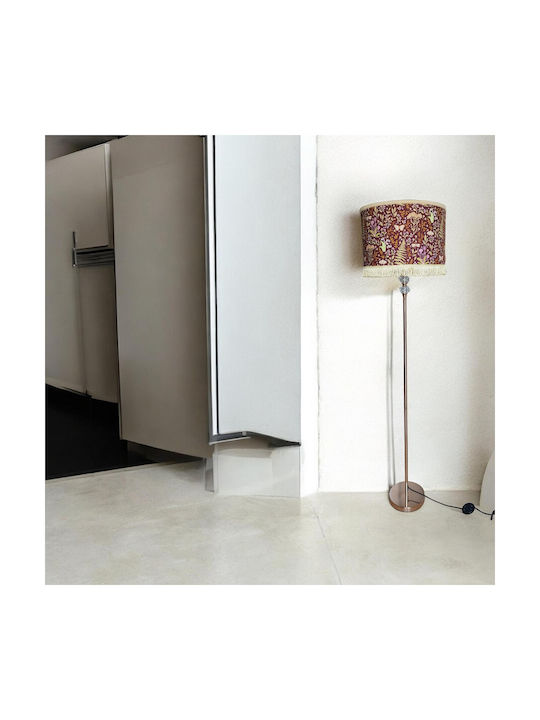 Oxygen Gold Butterflies Φωτιστικό Δαπέδου με Ντουί για Λαμπτήρα E27 Χρυσό
