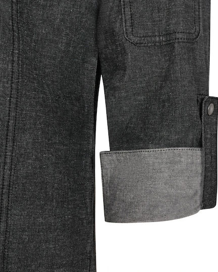 Haina De Bucătar Mânecă Lungă Velilla 405212s Denim Gri Închis