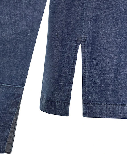 Γυναικείο Σακάκι Σεφ Μακρύ Μανίκι Velilla 405212sw Denim