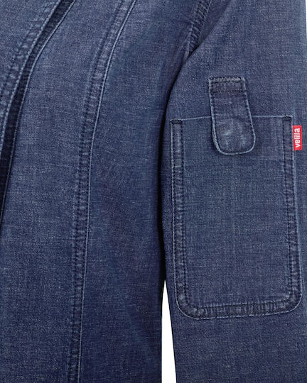 Γυναικείο Σακάκι Σεφ Μακρύ Μανίκι Velilla 405212sw Denim