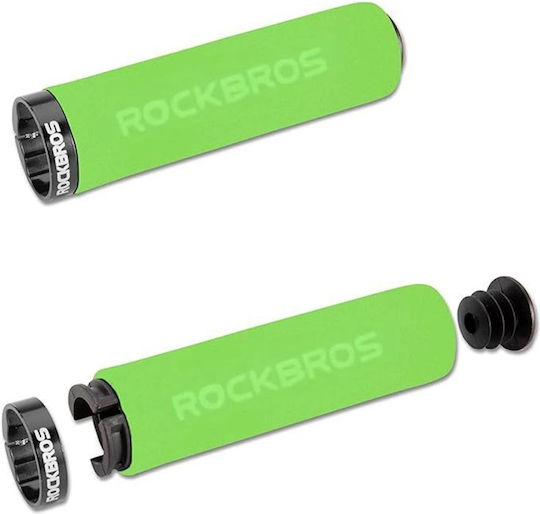 Rockbros Bt1001gnbk Fahrradlenkergriffe Grün Schwarz Schwarz
