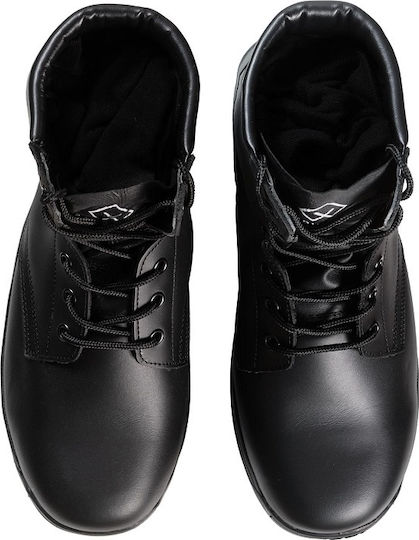 Survivors Στρατιωτικά Αρβύλα Trooper Leather WP Δερμάτινα Μαύρα 07727