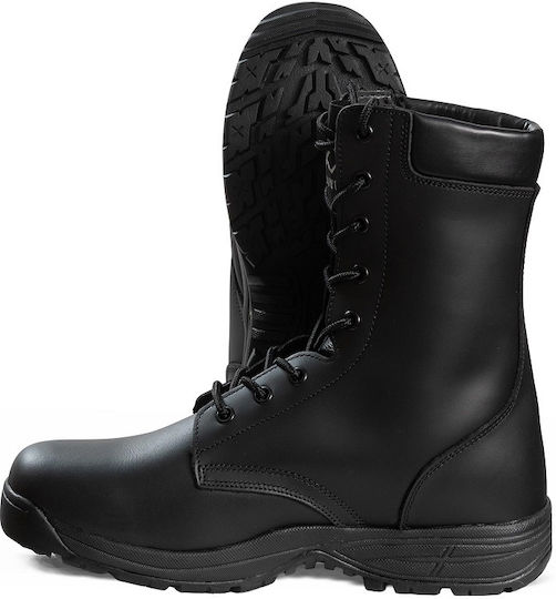 Survivors Στρατιωτικά Αρβύλα Trooper Leather WP Δερμάτινα Μαύρα 07727