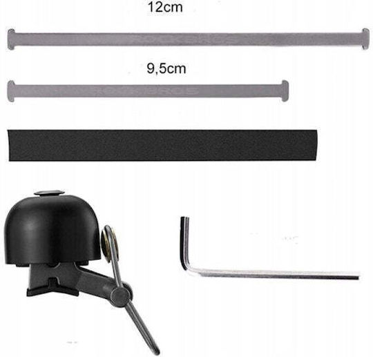 Rockbros 15-1bbk Retro Bicycle Bell Black Black