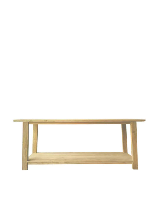 Decoza Solid Wood Console Table Natural Shade L200xW40xH80cm