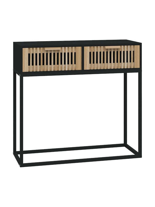 Solid Wood Console Table L80xW30xH75cm