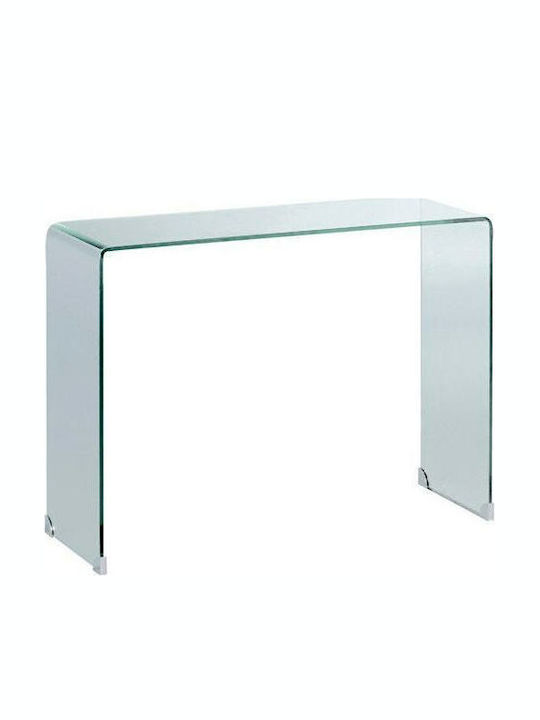 Cristalline Konsolentisch Glas Transparent M110xB35xH75cm