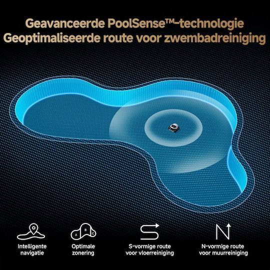 Dreame Z1 Wireless Robot Pool Cleaner for Bottom Walls and Waterline for Pools 180m² with 4.5L Filter Capacity