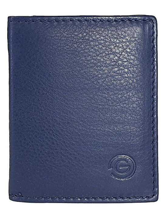 Leder Herrenbrieftasche mit RFID Blau