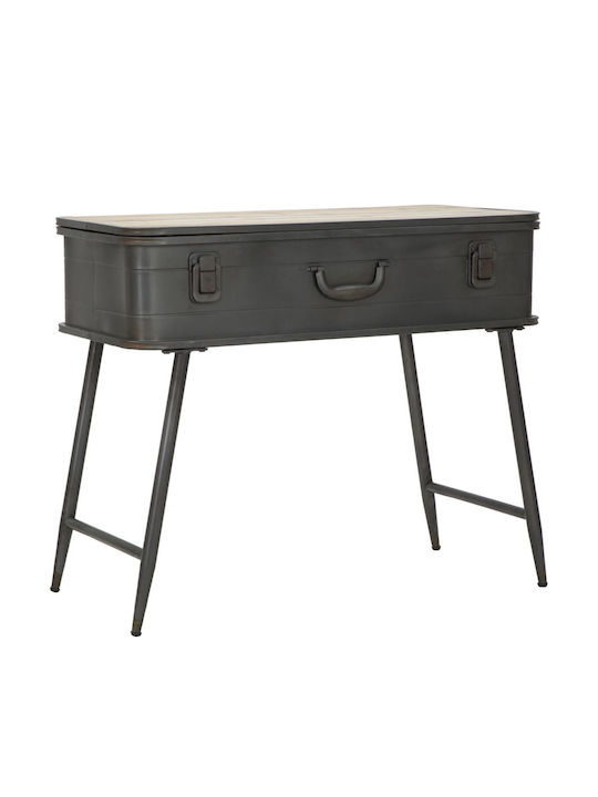 Metal Console Table Gray L80xW35xH67.5cm