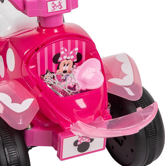 Παιδική Μηχανή Minnie Ηλεκτροκίνητη 6 Volt Ροζ για 1+ ετών