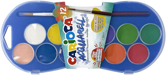 Carioca Aquarellfarbenset Bunte 12Stück