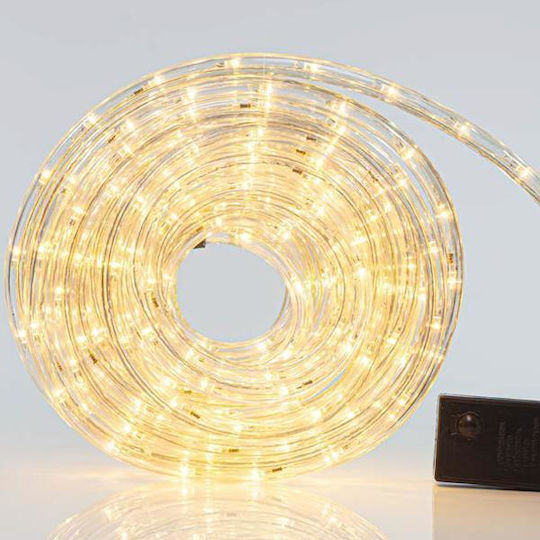 Christmas Light Tube Warm White 220V 240 Light Bulbs Programmable 10m IP44