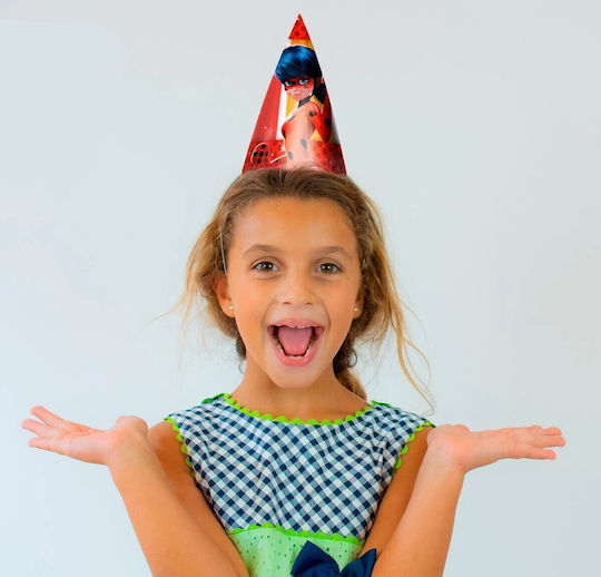 Miraculous Ladybug Party Hats 10 Pieces