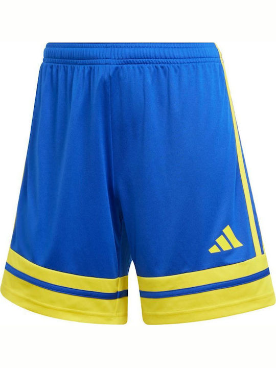 Women's Activewear Shorts Blue and Yellow