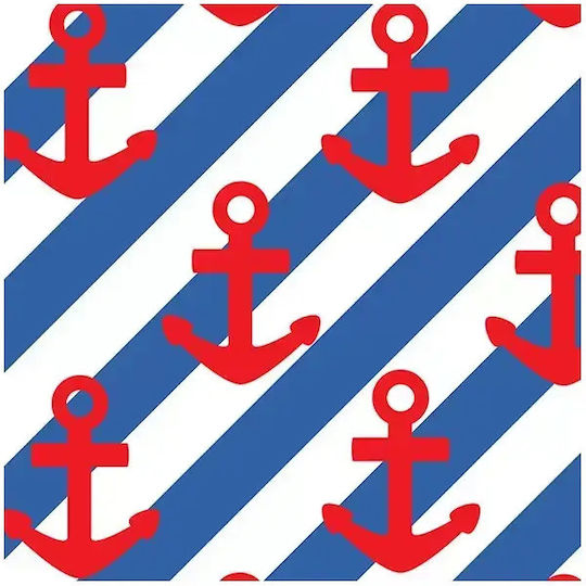 Duck Bandă Washi Autoadezivă pentru Decor Washi Tape 1buc 48mm x 9.1m Nautic