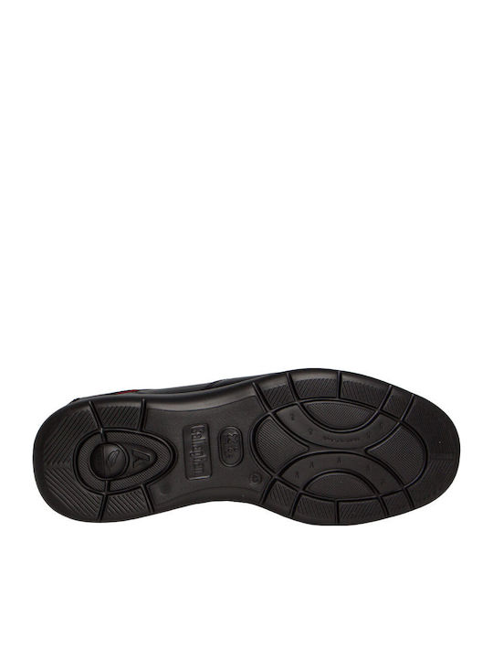 Leather Men's Moccasins in Black Colour