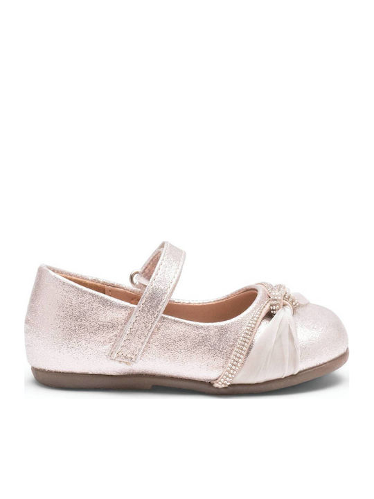 Kids Pumps & Ballerinas Anatomic With Hoop & Loop Closure Leather White