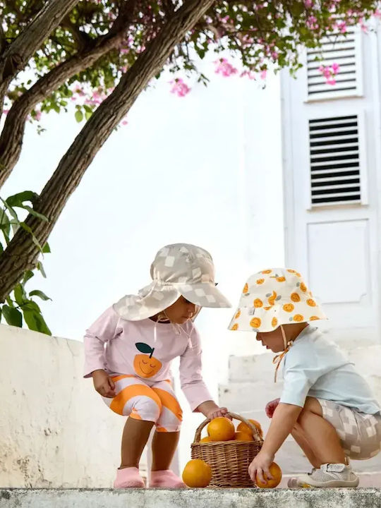 Laessig Kids' Bucket Fabric Hat Sea Salt Orange