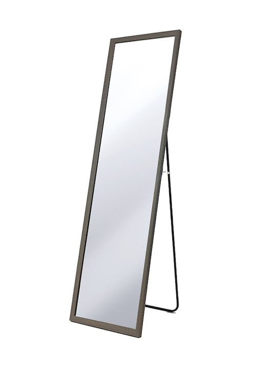General Trade Oglindă De Podea Cu Cadru Din Lemn Gri 154x44cm