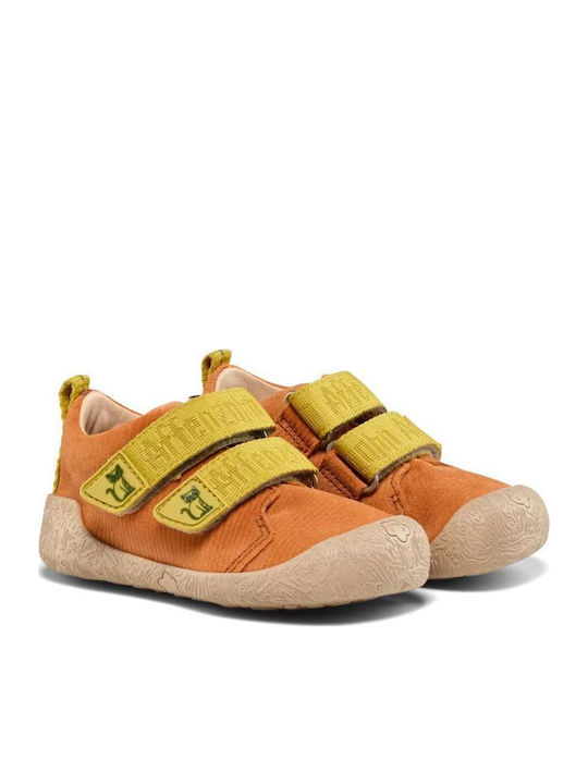 Παιδικά Sneakers με Σκρατς Μπεζ
