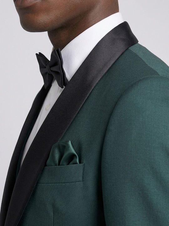 Men's Groom's Suit with Vest Green