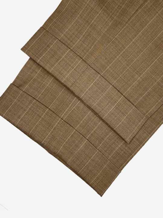 Ανδρικό Κοστούμι με Στενή Εφαρμογή Beige